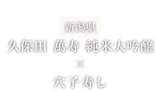 新潟県 久保田 寿 純米大吟醸