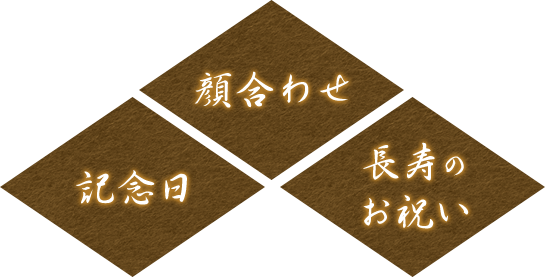 顔合わせ 記念日 長寿のお祝い